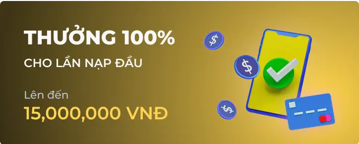Hình ảnh khuyến mãi Siêu Thưởng 100% tại 99ok